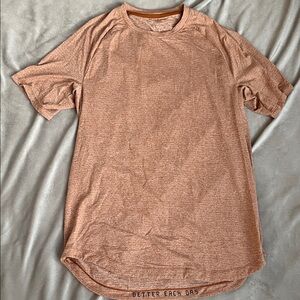 Men's Lululemon Heathered Orange T-Shirt